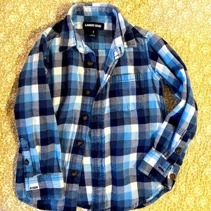 Land’s End warm plaid button down